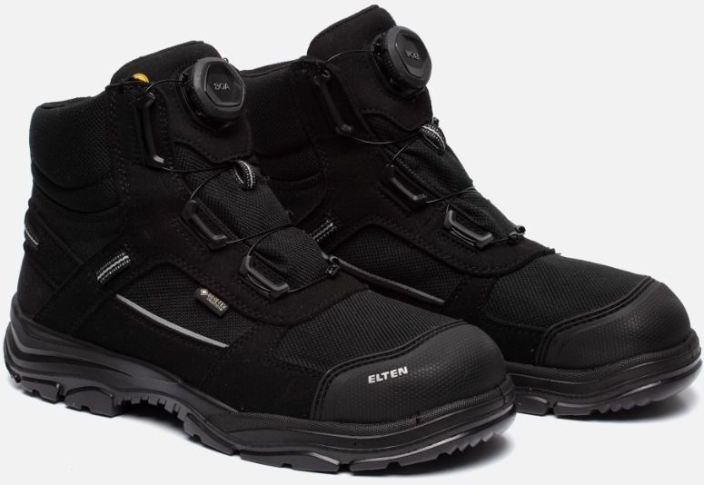 Elten - Matthew Pro BOA® GTX Mid ESD S3 CI - Werkschoen - Zwart - GORE-TEX CROSSTECH®