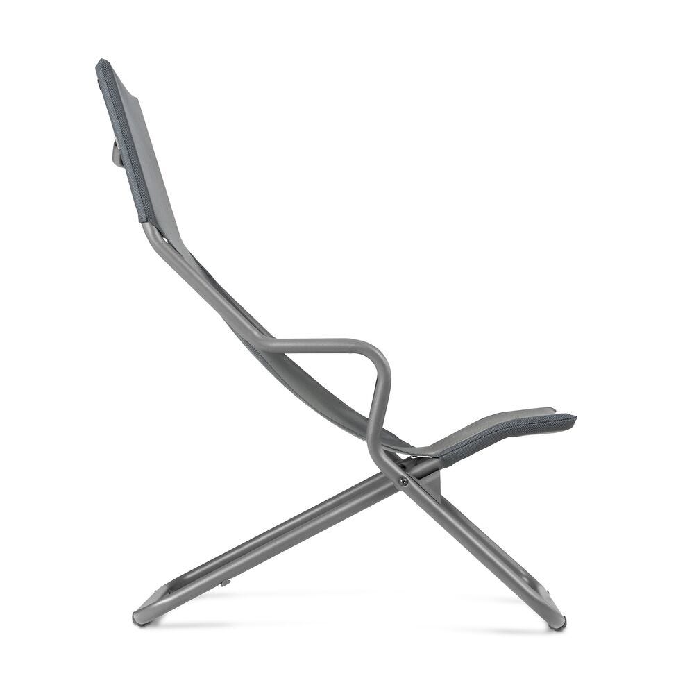 Klappbarer Liegestuhl Horizon Batyline® Duo Grau Storm Grey