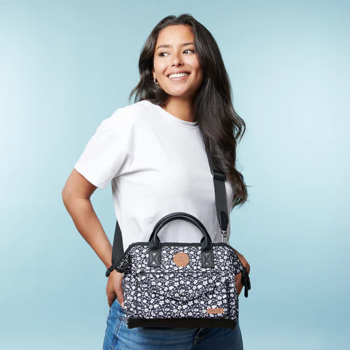 Crossbody Adventurer Catane noir et blanc