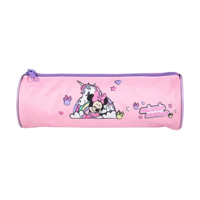 Trousse ronde Minnie - 1 compartiment - rose - Bagtrotter