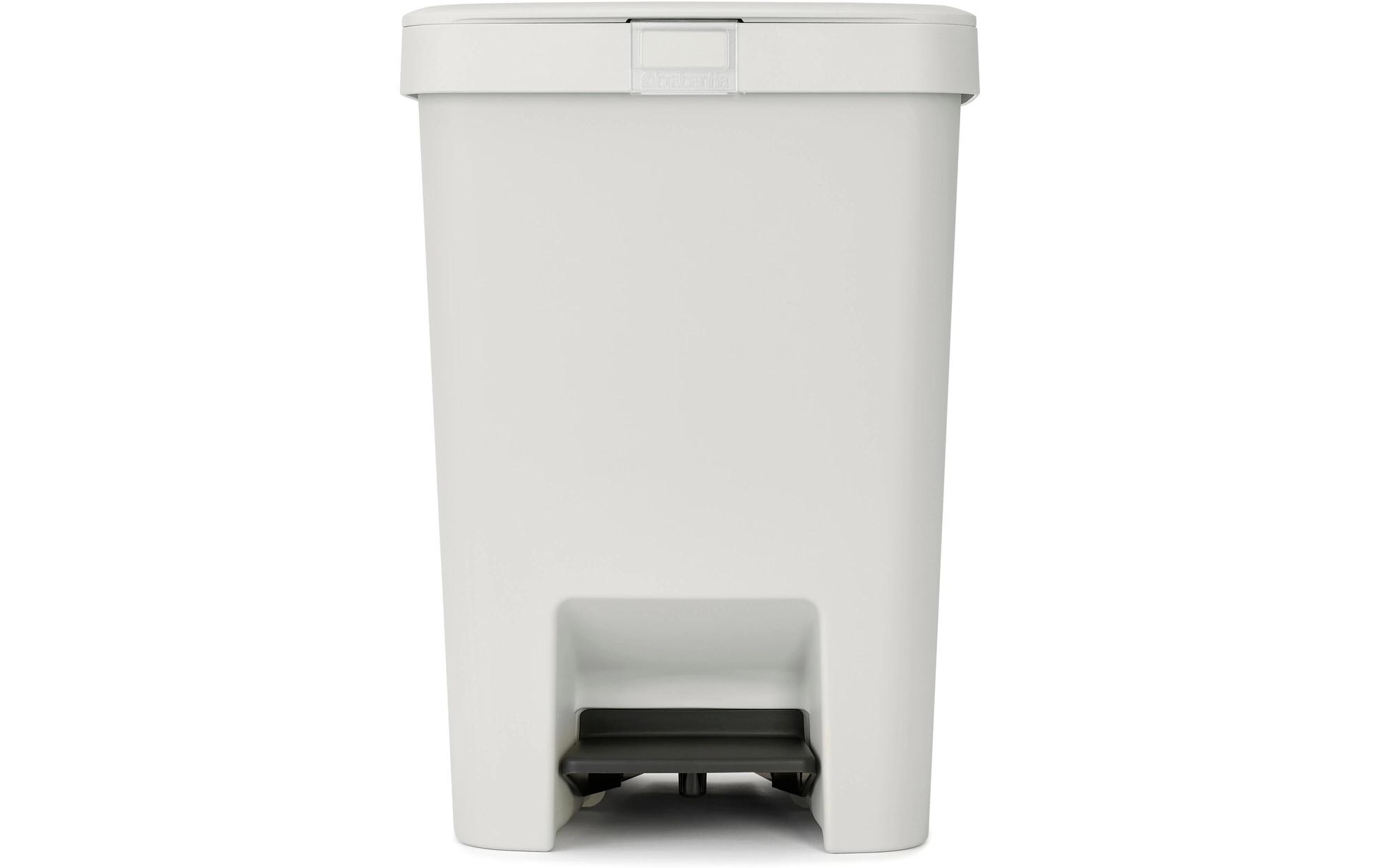 Recyclingbehälter StepUp 25 l, HellgrauTreteimer für Recyclingmaterialien