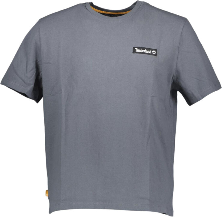 TIMBERLAND heavy woven badge unisex t-shirt Blue