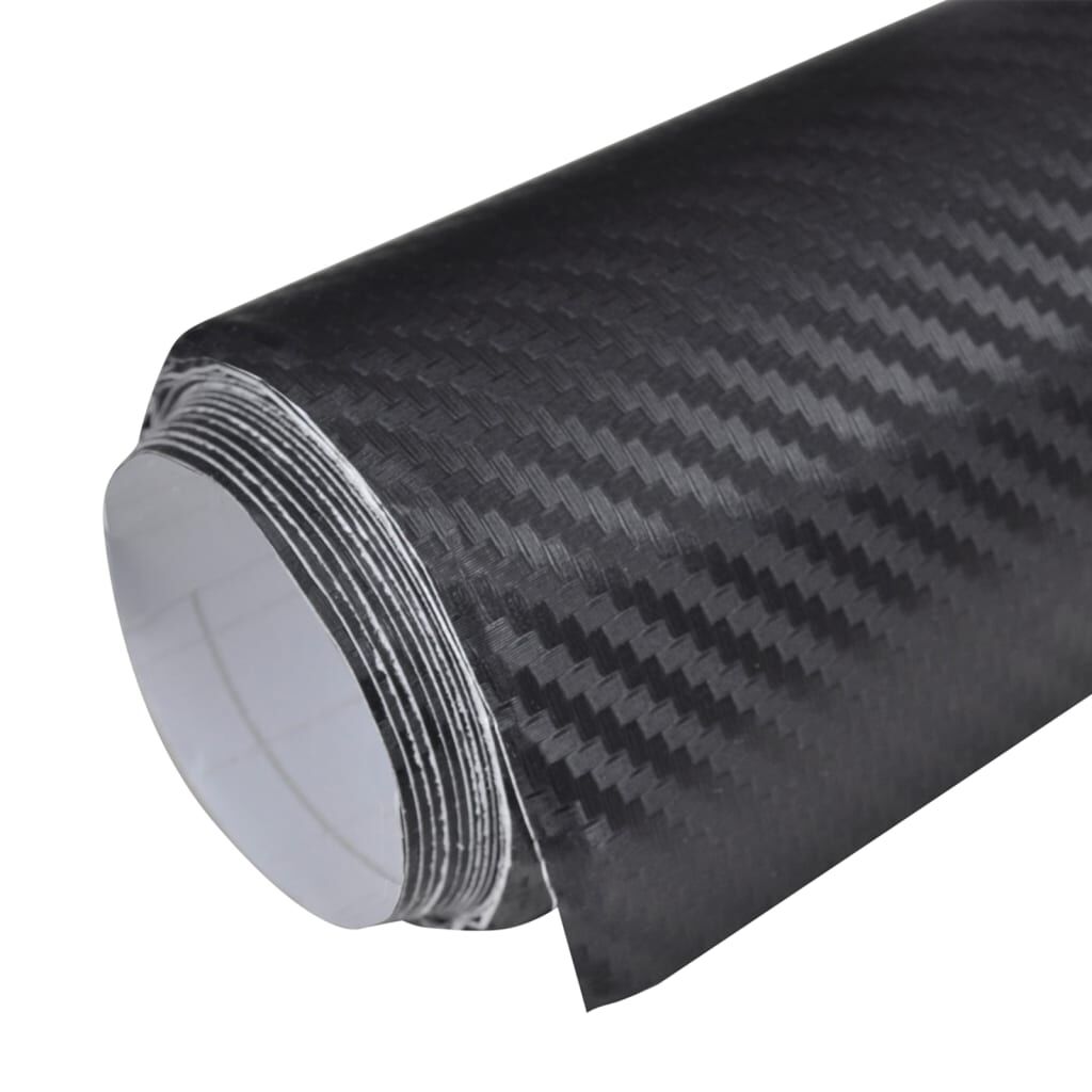 vidaXL 3D Auto Wrap, Zwart, 100x150 cm