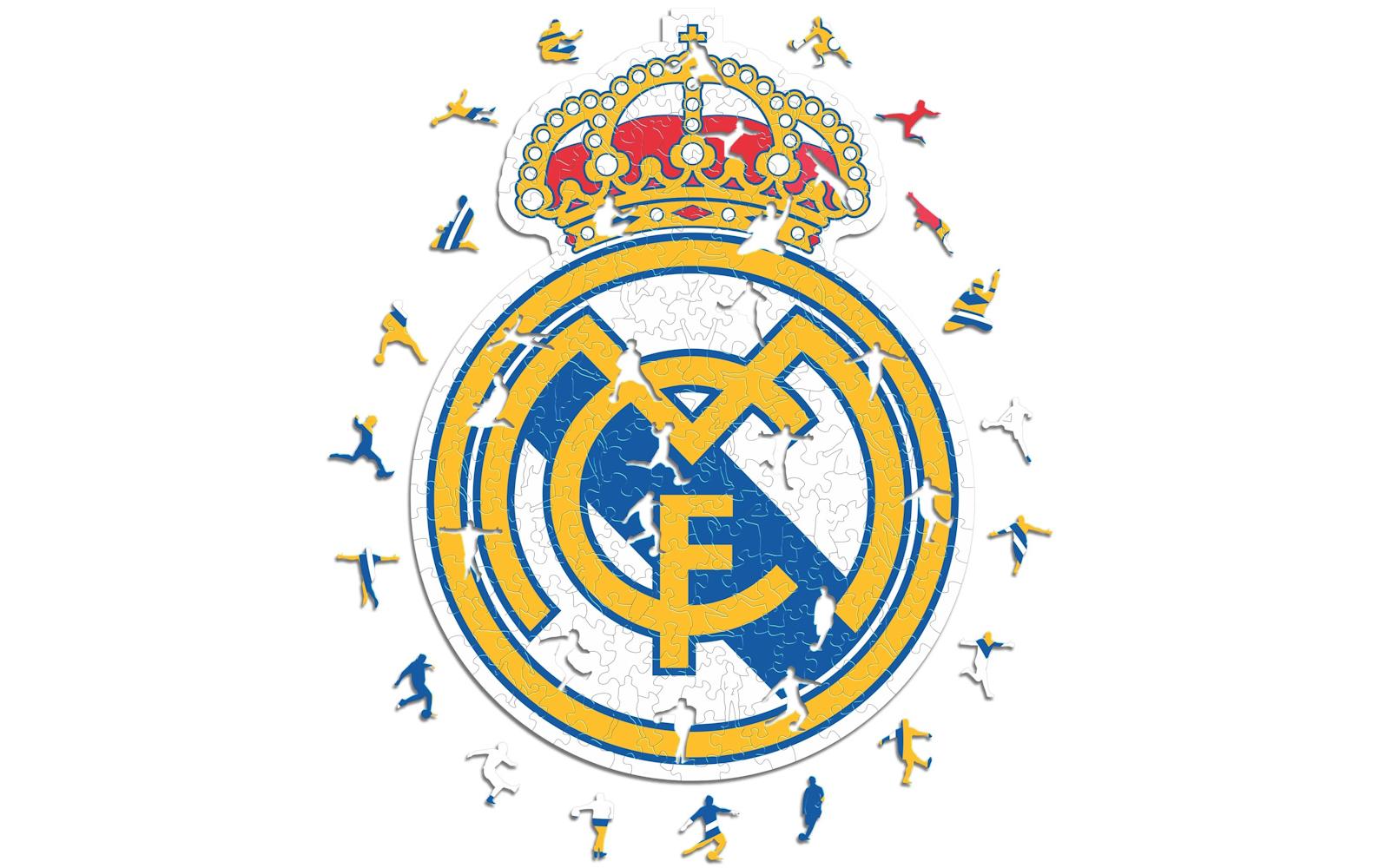 Holz-Puzzle AC Real Madrid – LogoPuzzle Logo Real Madrid