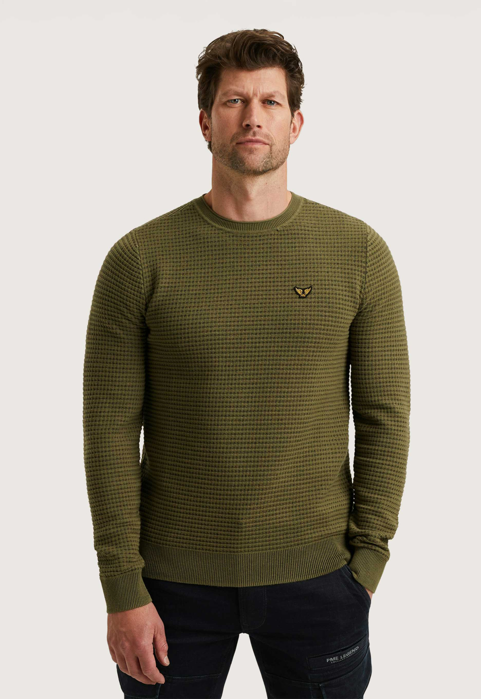 PME Legend Cotton Mouline Trui