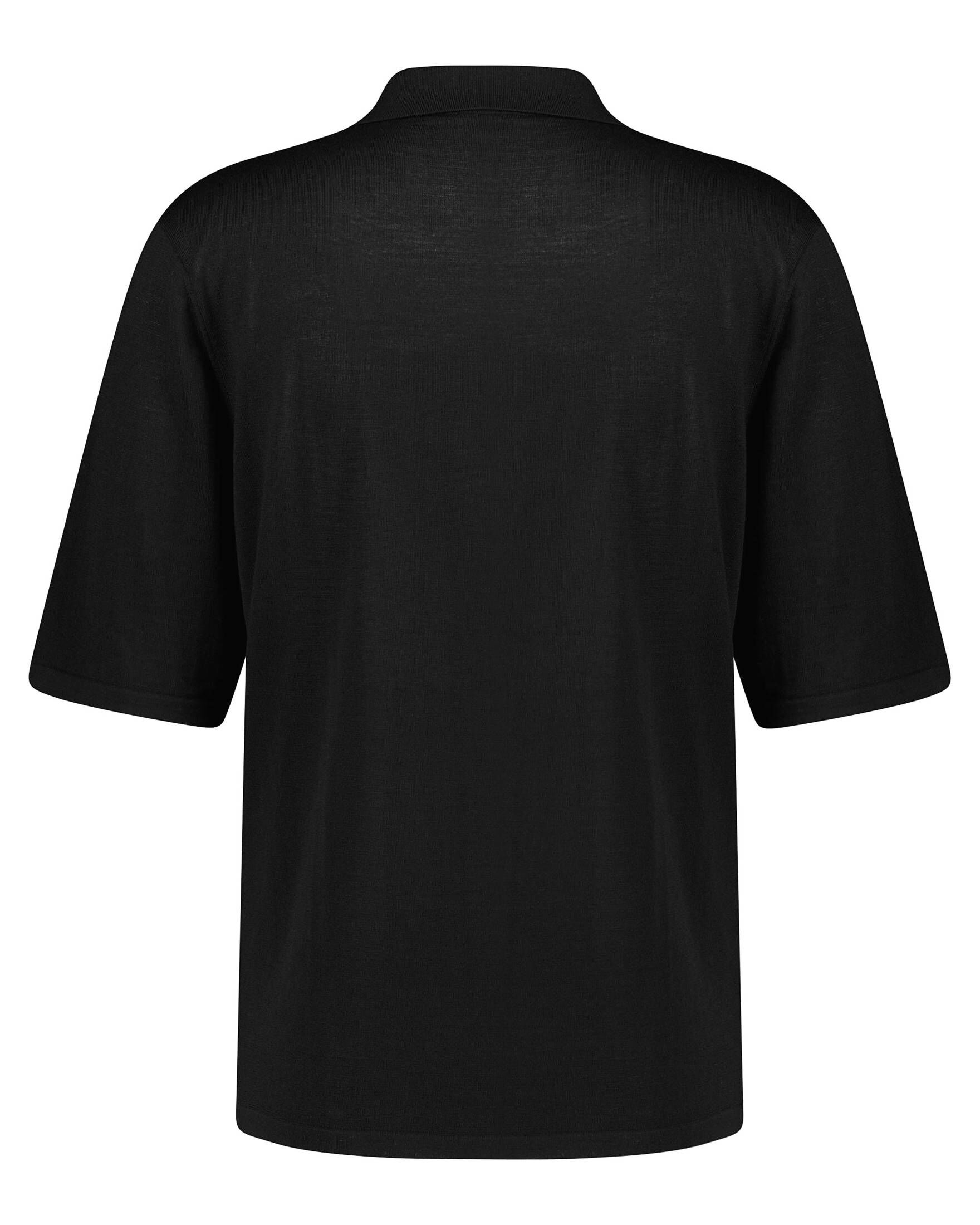 Saint Laurent| Herren Strickpoloshirt aus Wolle Kurzarm