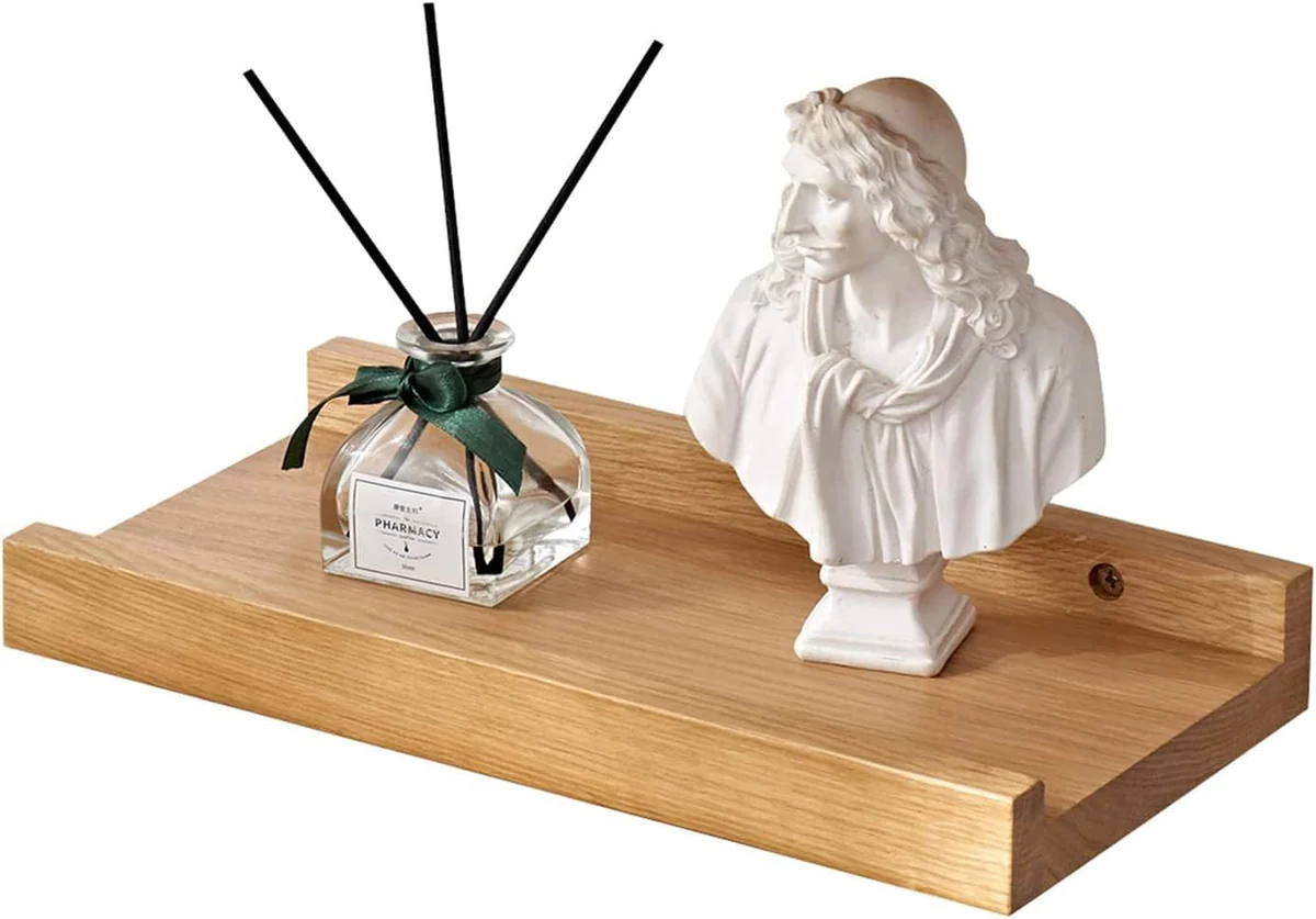 Étagère Murale de 30 cm bois de chêne Massif Vendos85