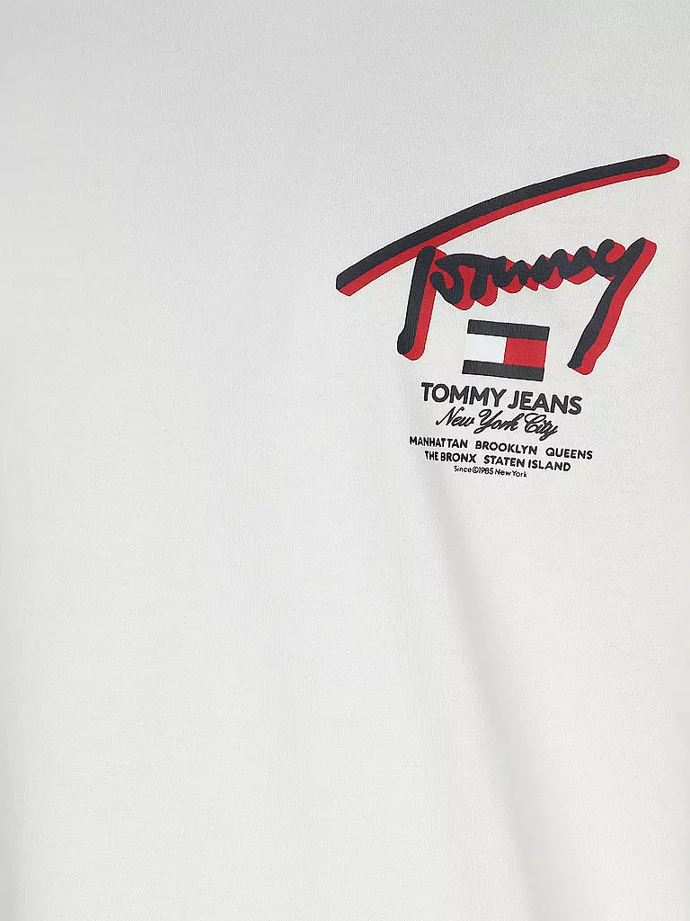 TOMMY JEANS T-Shirt weiss