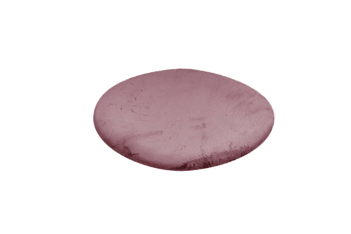 Teppich RABBIT LIGHT 500 - rosa - rund -Ø 120 cm