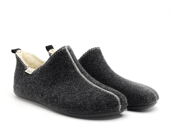 La maison de l espadrille chaussons homme 6727 6 noir