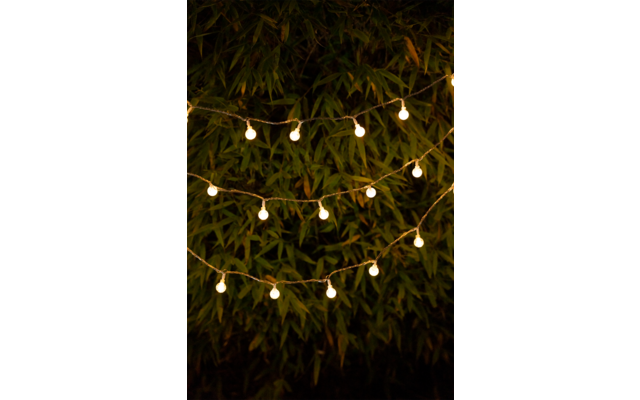 Berger USB und Batterie Lichterkette 100 LED Kugeln (Länge 11 m)
