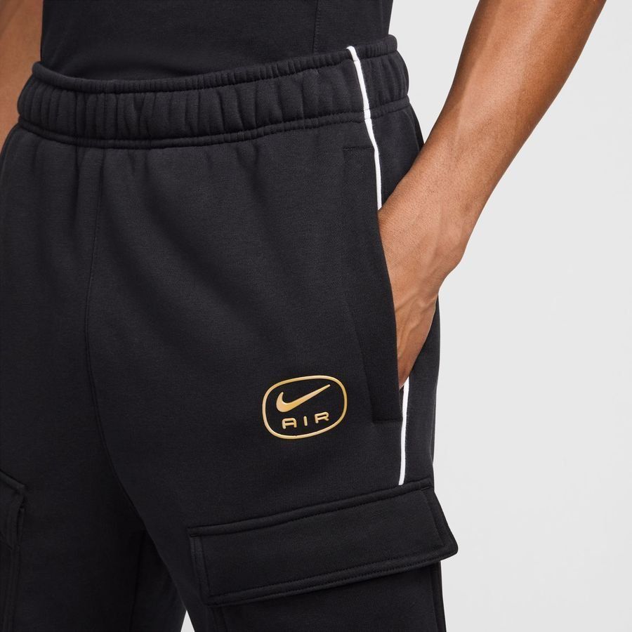 Nike Pantalon Cargo NSW Air Fleece - Noir/Doré