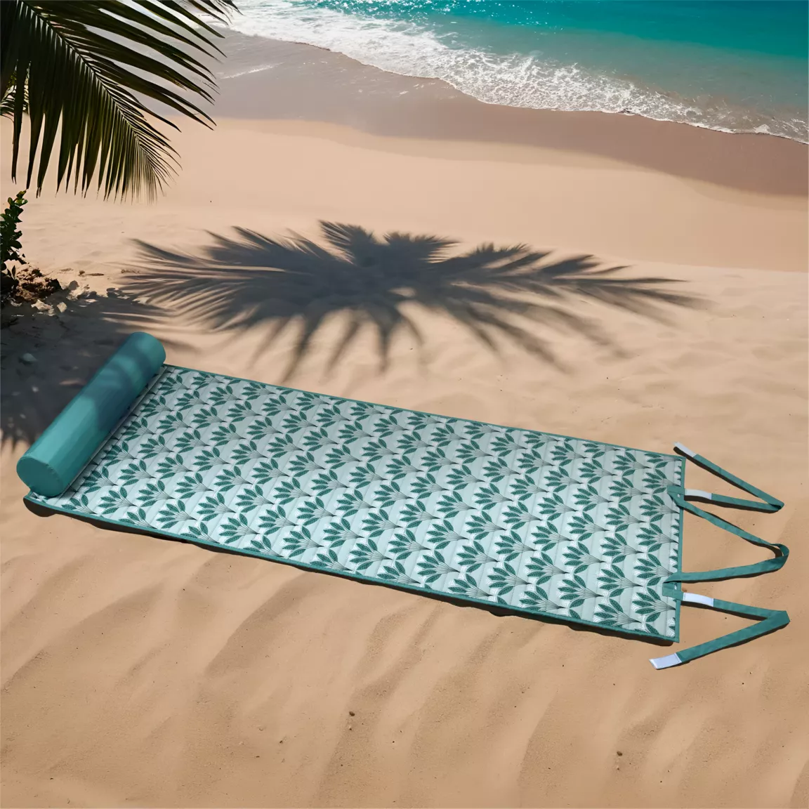 Matelas de plage enroulable (L150 cm) Adea Vert