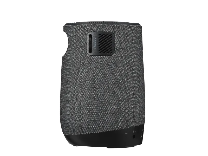 ASUS ZenBeam Latte L1 - DLP-projektor - LED - 300 lumen - 1280 x 720 - 16:9 - 720p - kort kast fikseret objektiv - Wi-Fi / Bluetooth - grå, sort