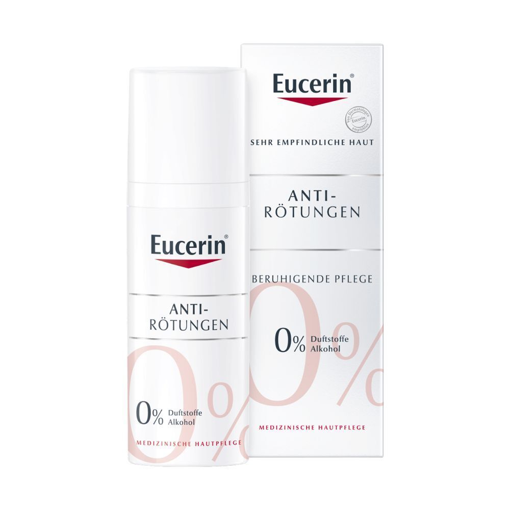 Eucerin® AntiRötungen Beruhigende Pflege – für sehr empfindliche und gerötete Haut & zur Behandlung der Eigenschaften von sehr empfindlicher Haut