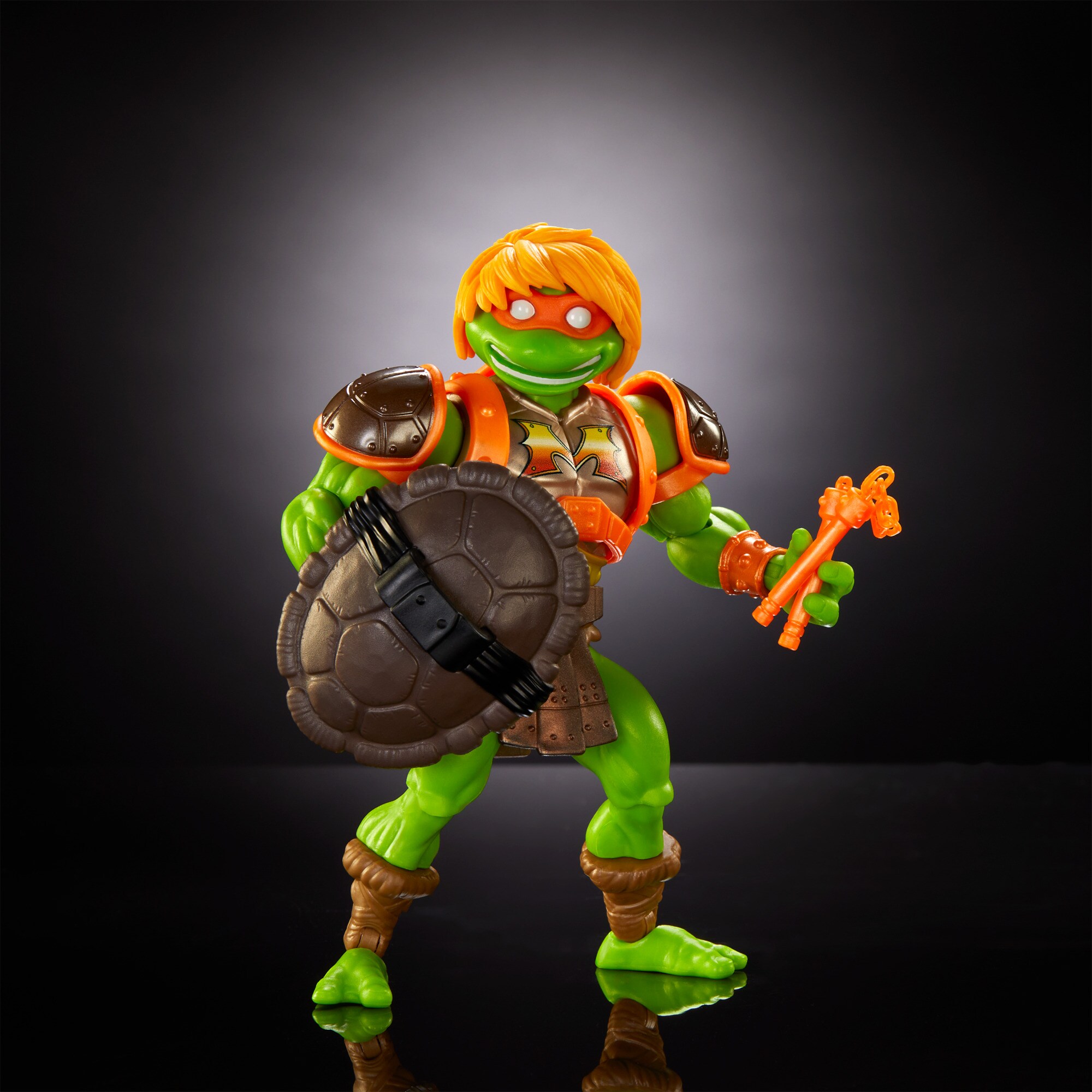 Mattel Spielfigur Masters of the Universe Origins Turtles of Grayskull Michelangelo