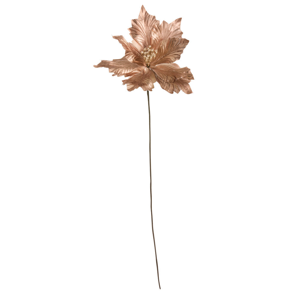 Bahne Interior  Gren med flosset blade, champagne - H50 cm