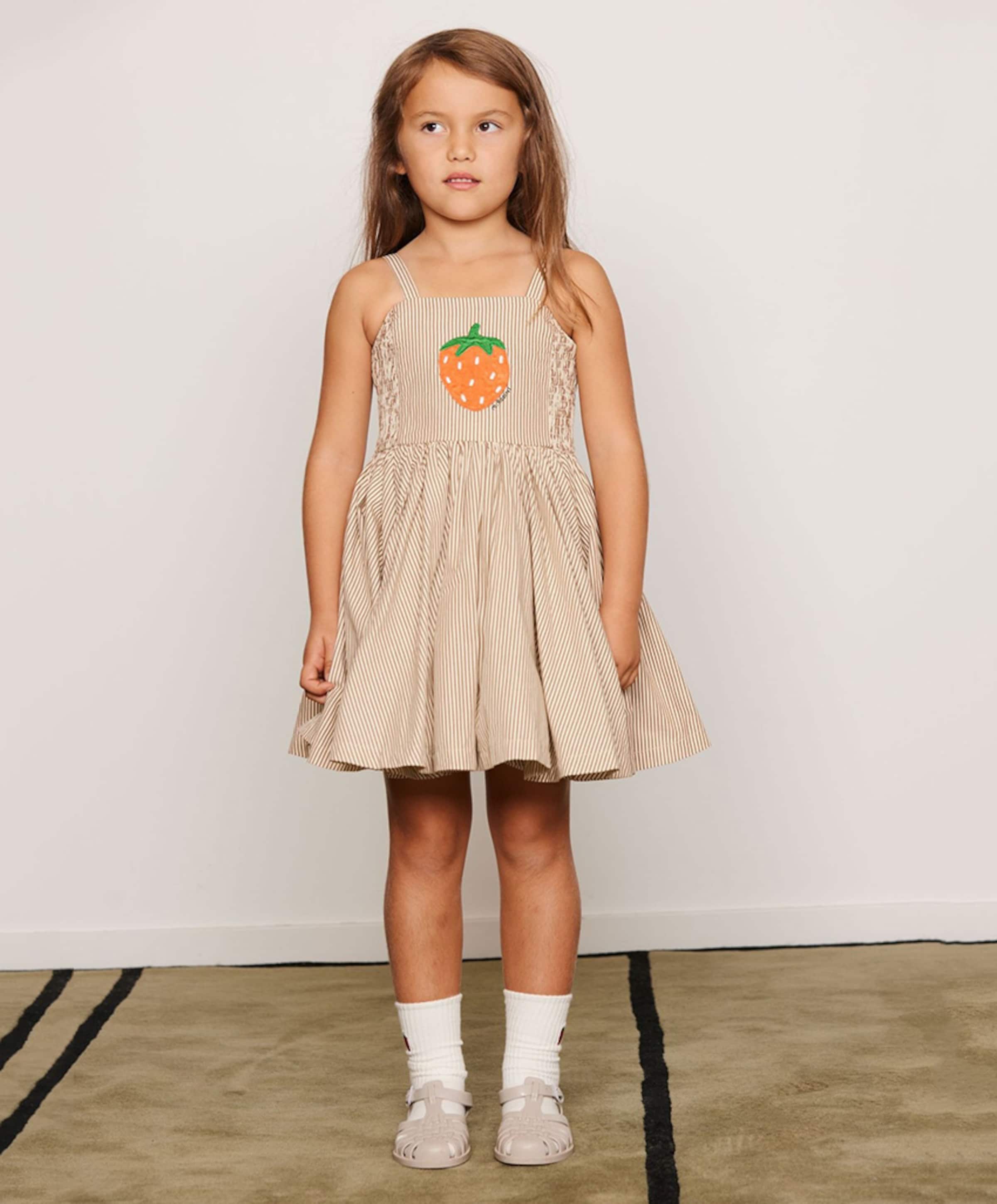 Mini Rodini Meisjes jurk bruin