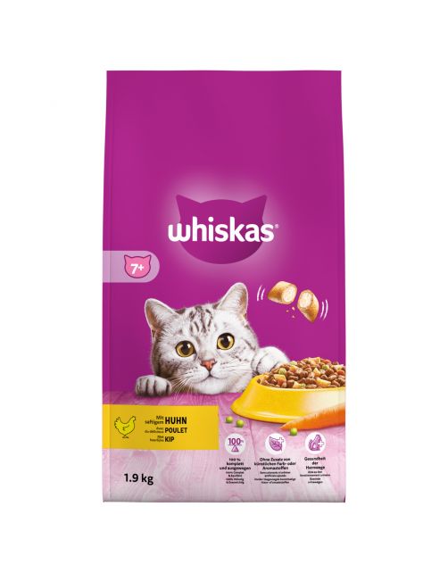 Whiskas Brokjes Senior Kip - Kattenvoer
