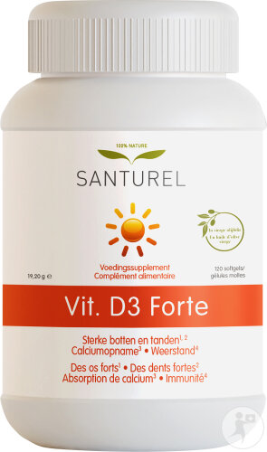 Santurel Vitamine D3 Forte 120 Gélules
