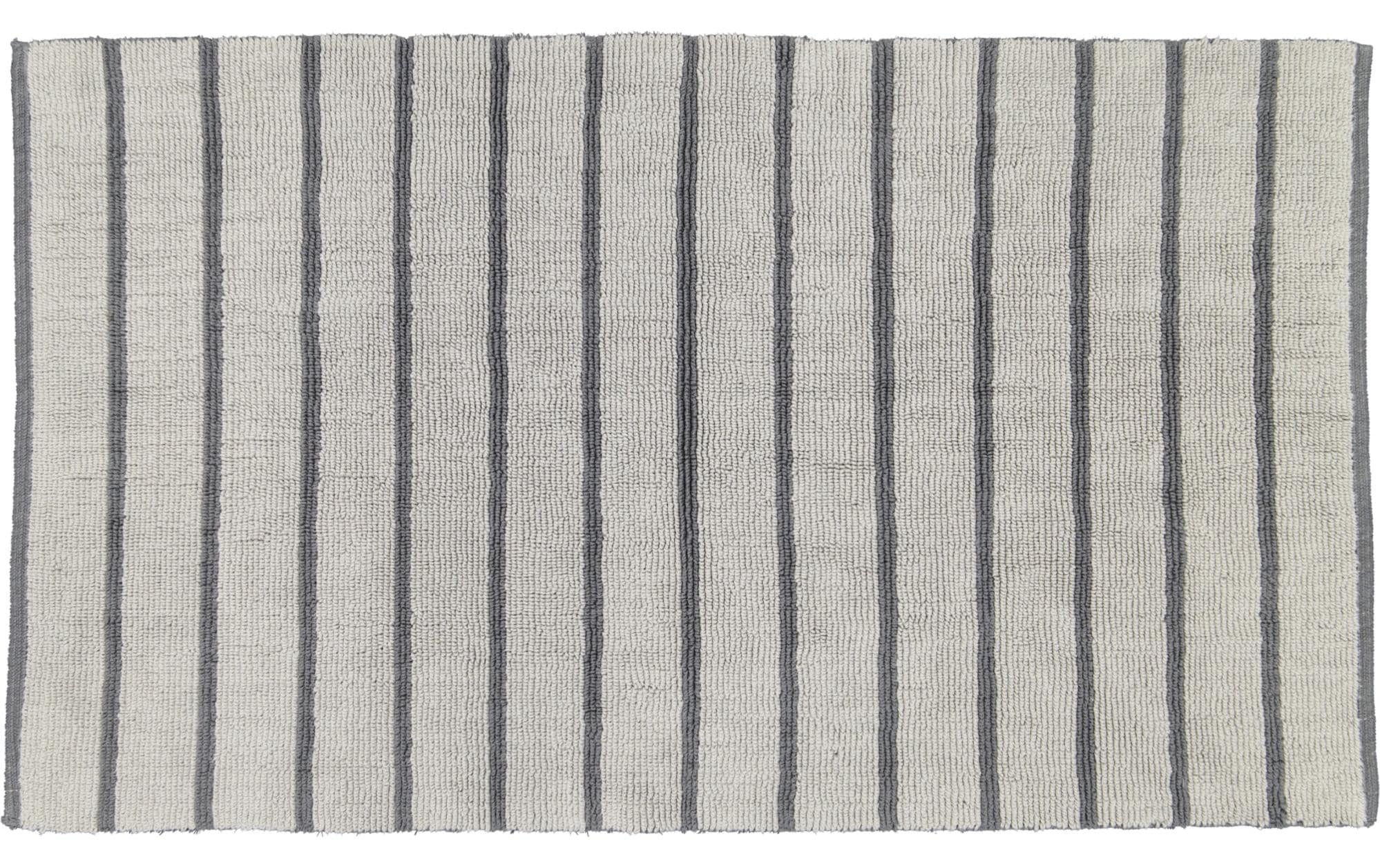 Badteppich Balance Doubleface 60 x 100 cm, Anthrazit<br>Handgewebter Wende-Badteppich
