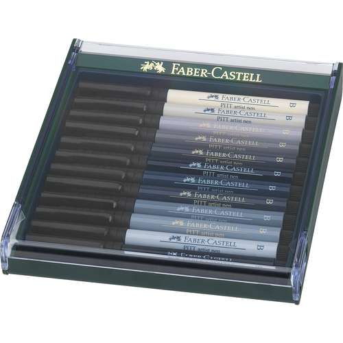 FABER-CASTELL PITT® artist pen „brush” 12er-Set