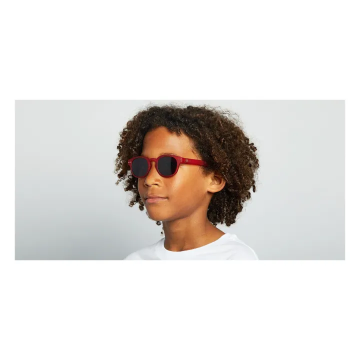 IZIPIZI Lunettes de Soleil #C Collection Adulte | Rouge