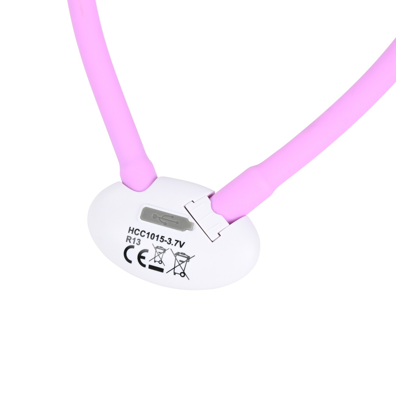 AniOne Leuchtring Silikon Kette pink S-M