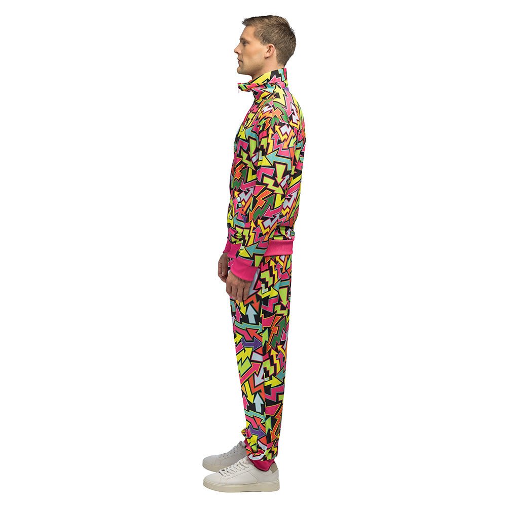 Jaren 90 Trainingspak Fout Gekleurd Heren Uv