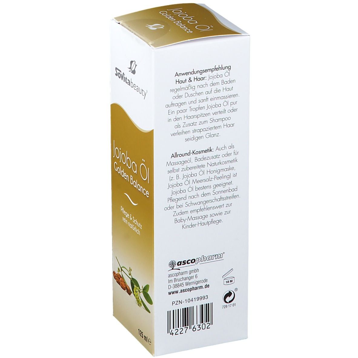 SoVitabeauty® Jojoba Öl Golden Balance