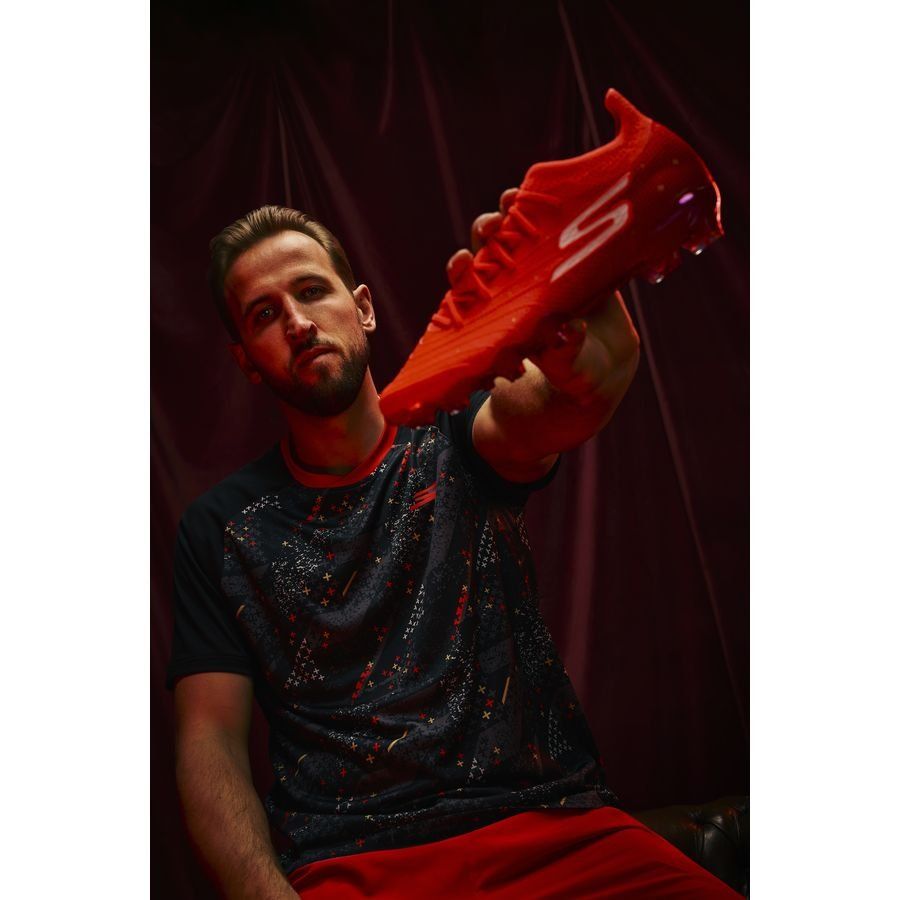 Skechers SKX_1.5 Low Elite FG Harry Kane Player Edition - Rouge/Blanc ÉDITION LIMITÉE