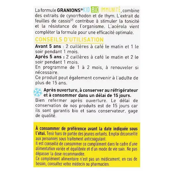 Granions Kid Bio Imunidade 125ml
