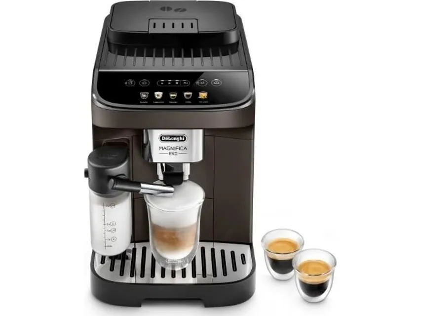 De'Longhi Magnifica Evo ECAM293.61.BW - Automatisk kaffemaskine med mælkeskummer - 15 bar - brun