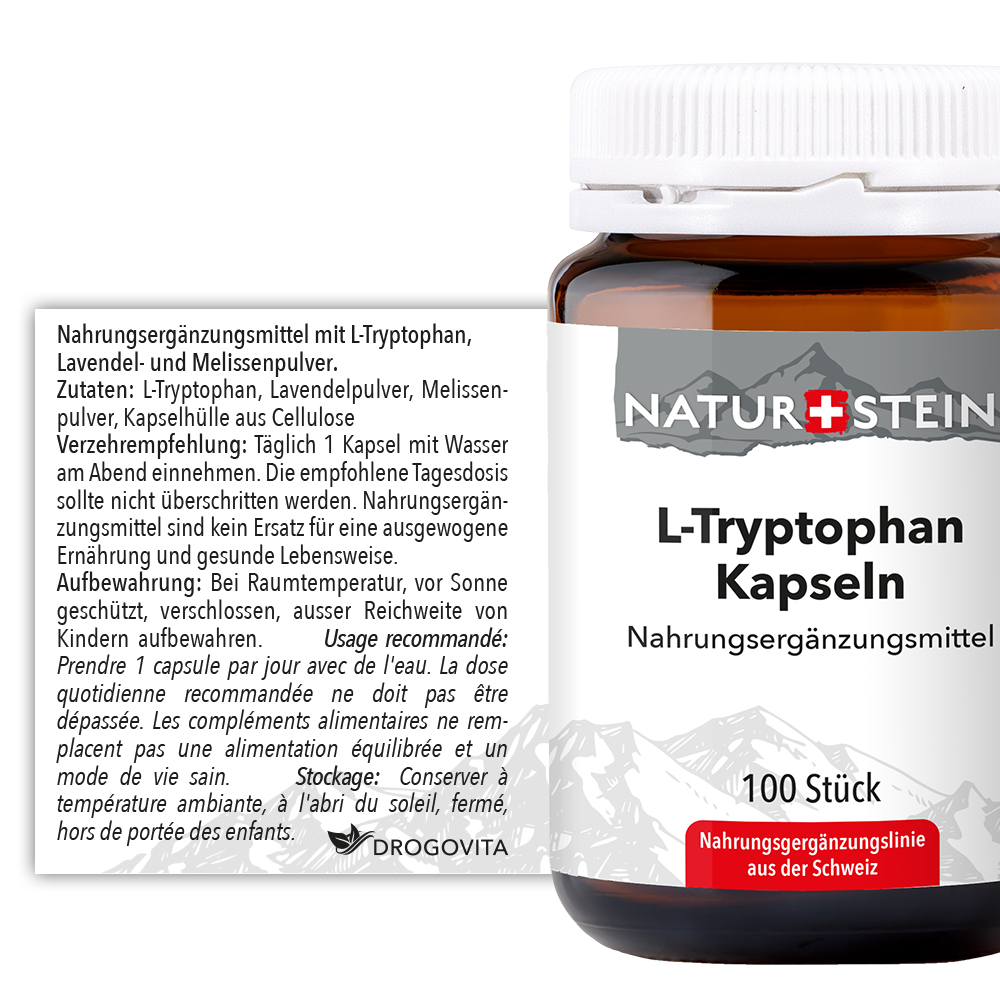 NATURSTEIN L-Tryptophan Kaps 240 mg Glasfl 100 Stk