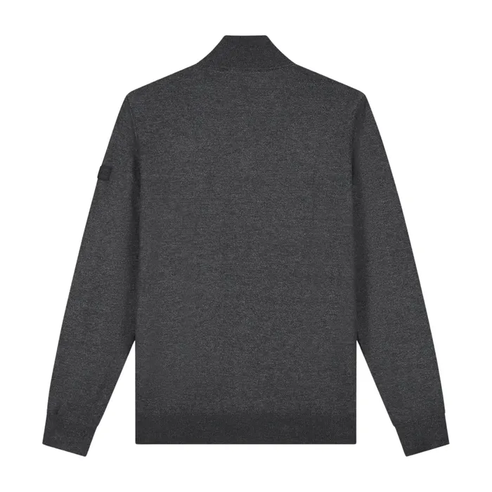 Malelions Knitted 1/4 Zip Sweater Heren