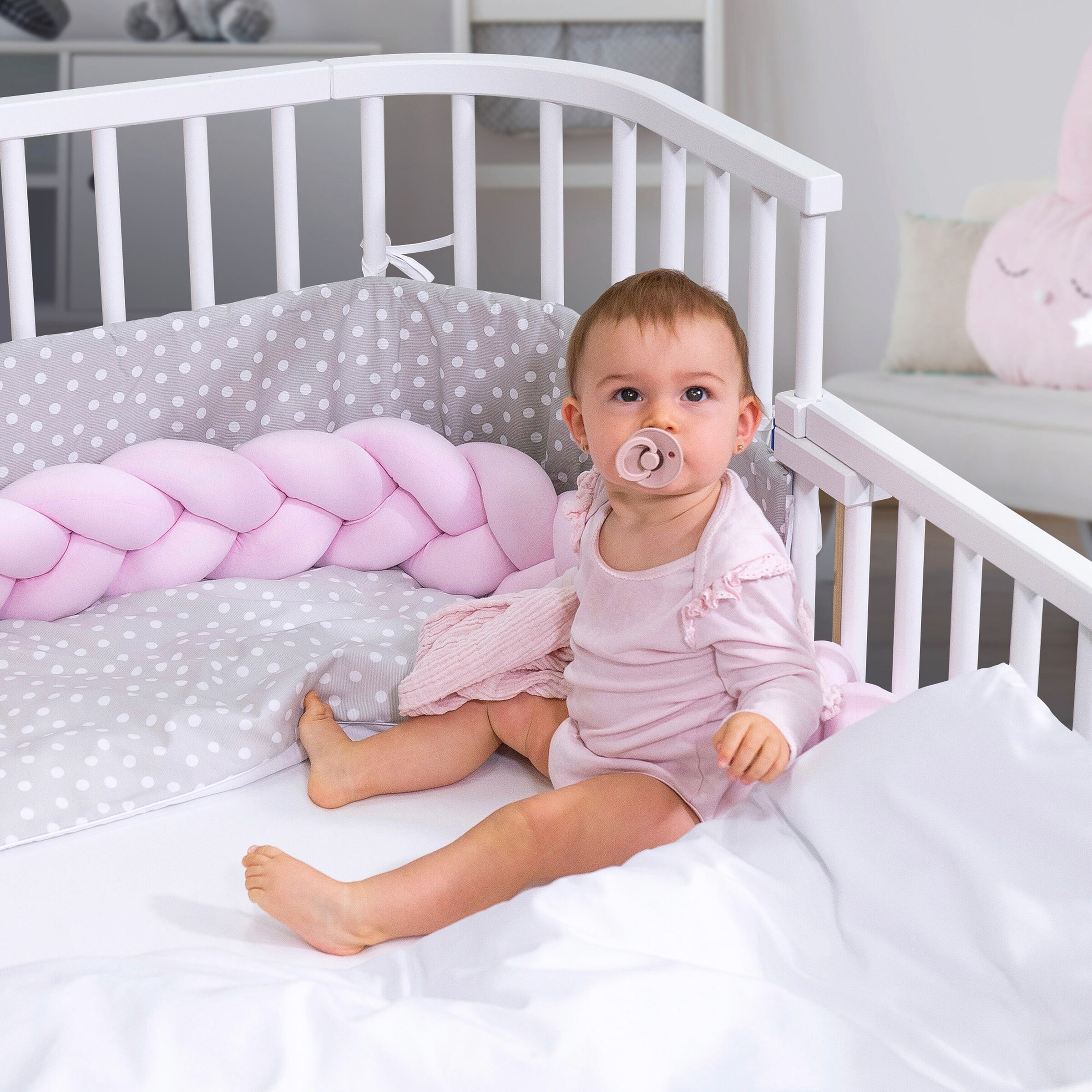 babybay® Bundle Beistellbett Boxspring inkl. Matratze MediTex® und Kinderbettumbausatz inkl. Matratze MediTex® extraluftig