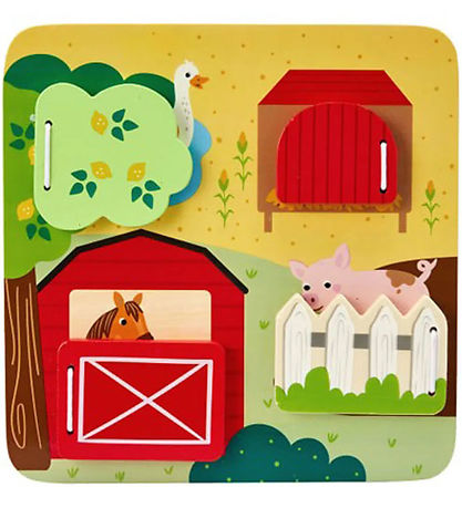 Fisher Price Aktivitätsteller - Holz - Bauernhoftiere