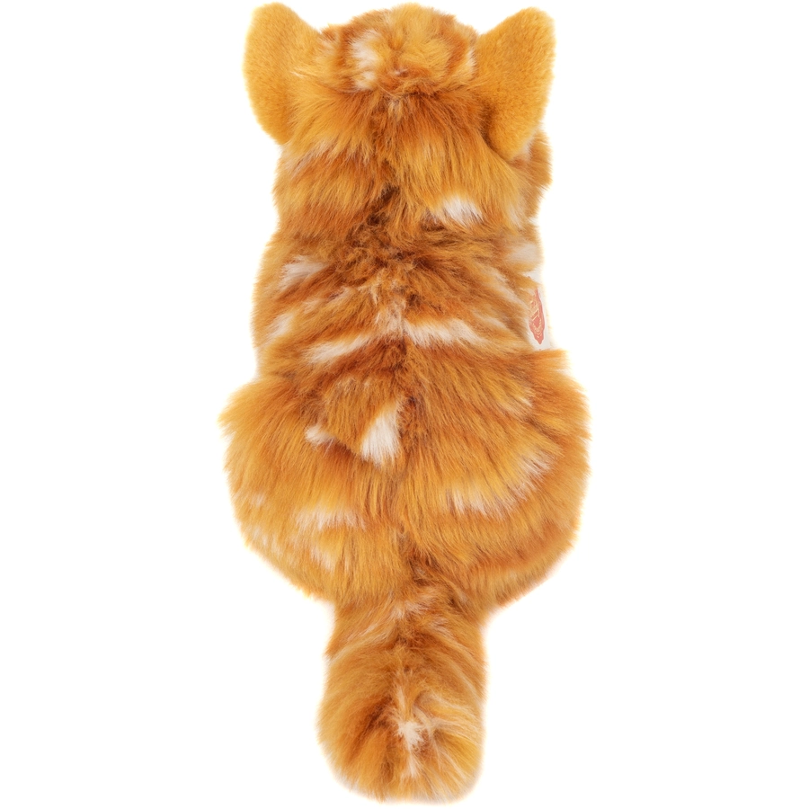 Teddy HERMANN® Katze liegend rot getigert, 20 cm
