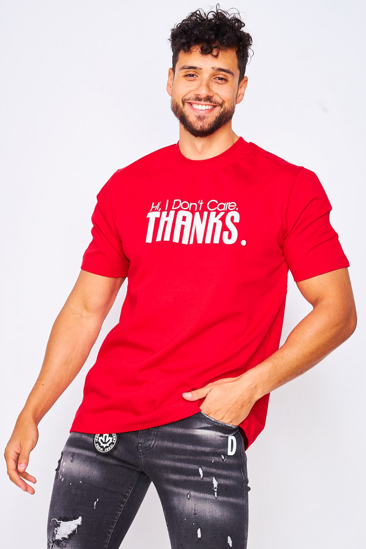 T-shirt rouge 