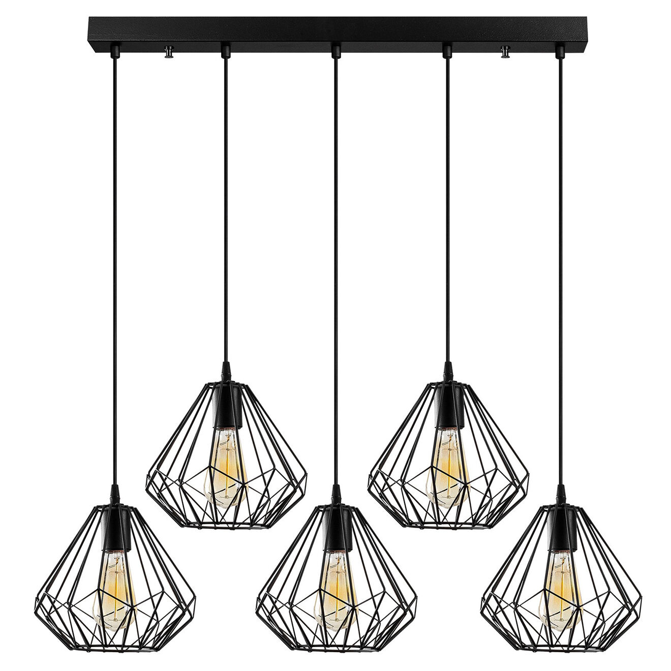 Sheen Suspension Diamond noire - 93x117 cm