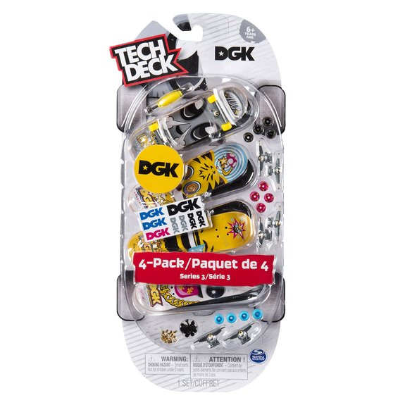 Pack 4 finger skates - Tech Deck