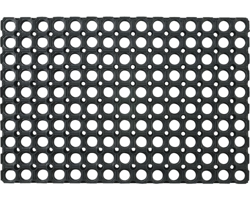 Zwarte rubberen honingraatmat 40x60 cm