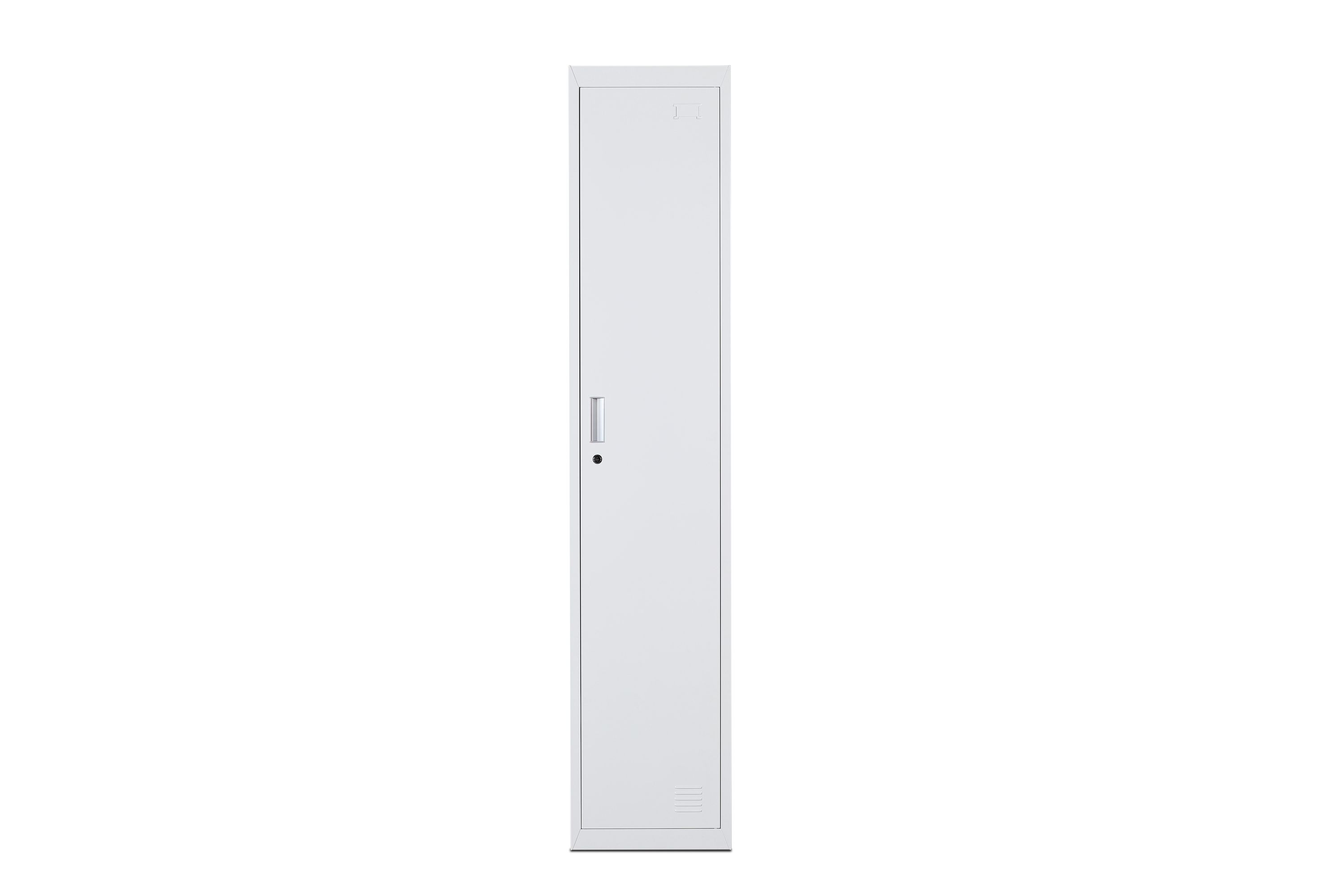 Garderobe Spind 1 Türe 38 x 185 cm weiss