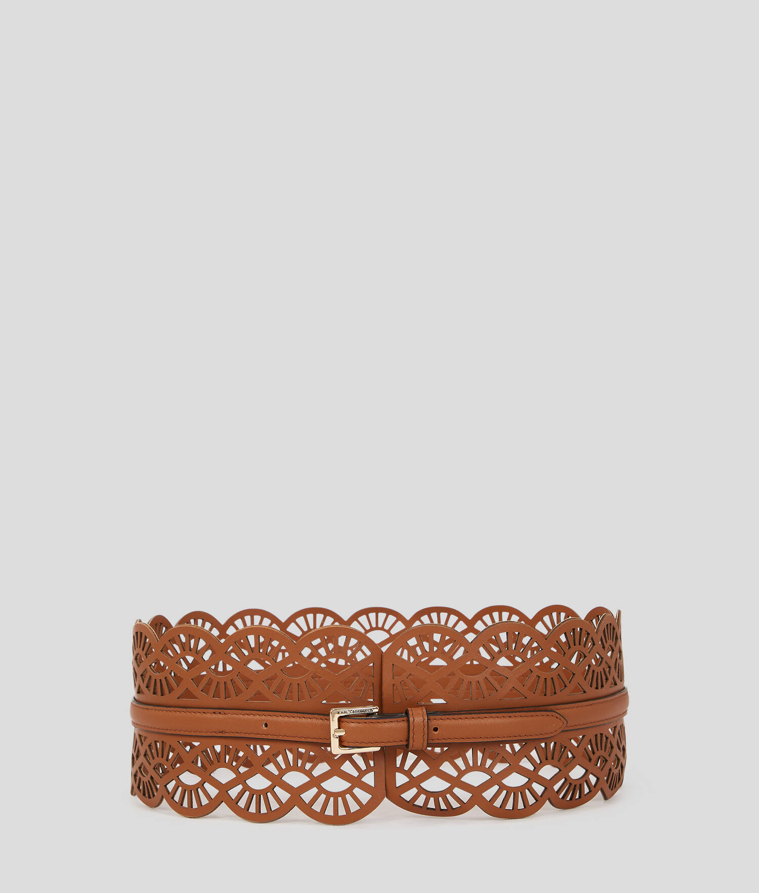 CEINTURE ÉVENTAIL K/ESSENTIAL - Tan foncé