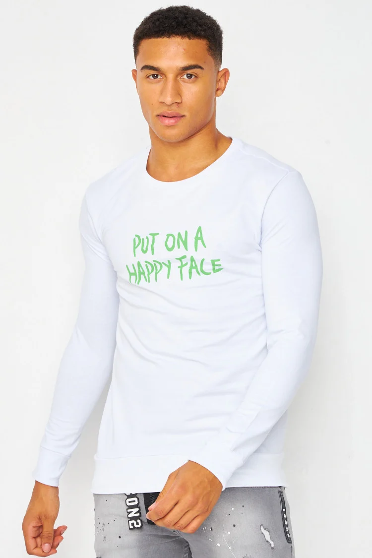 Sweat blanc Joker 