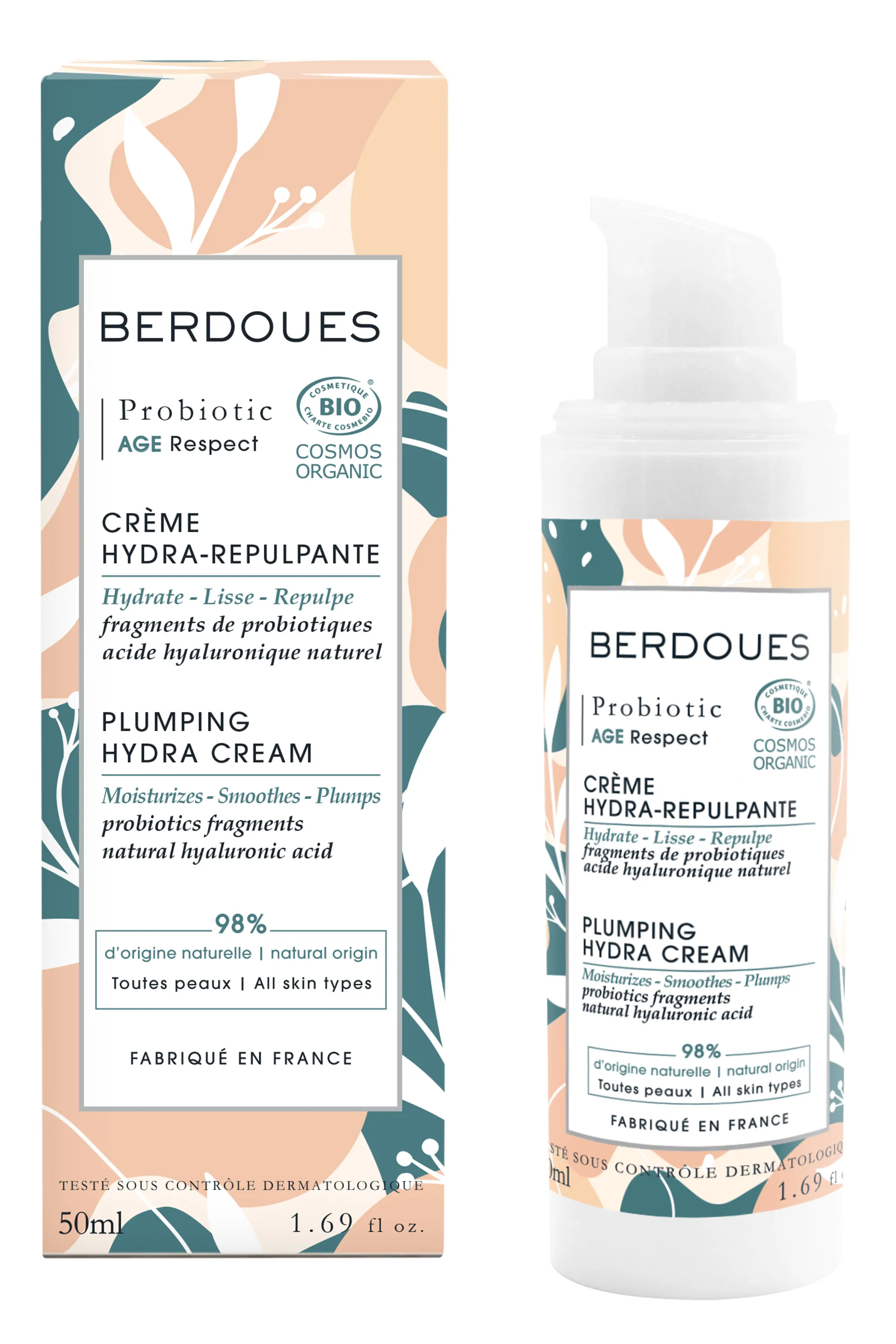Berdoues Crème hydra-repulpante Probiotic-50 ml