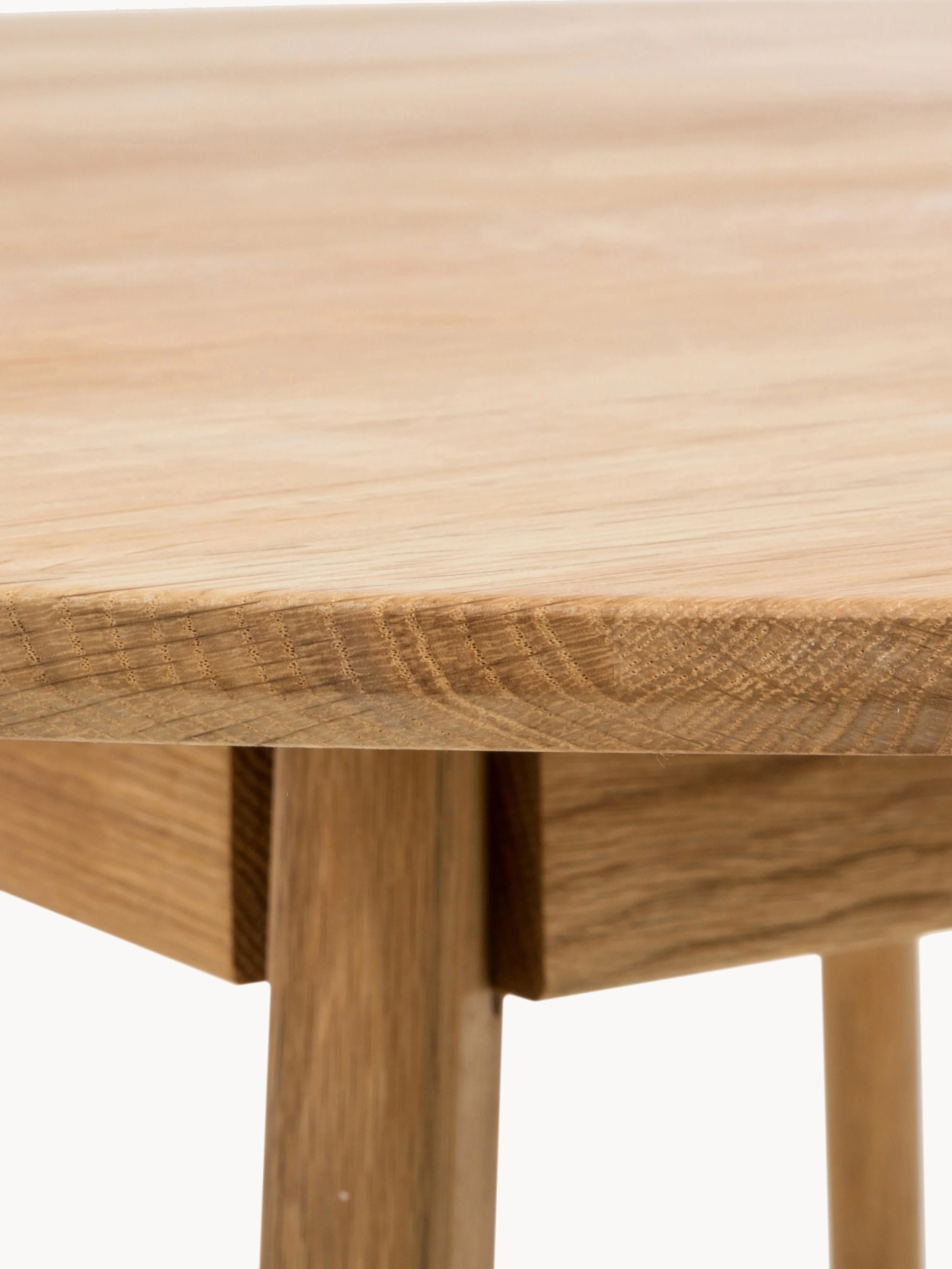 Ronde eettafel Yumi van eikenhout, Ø 115 cm