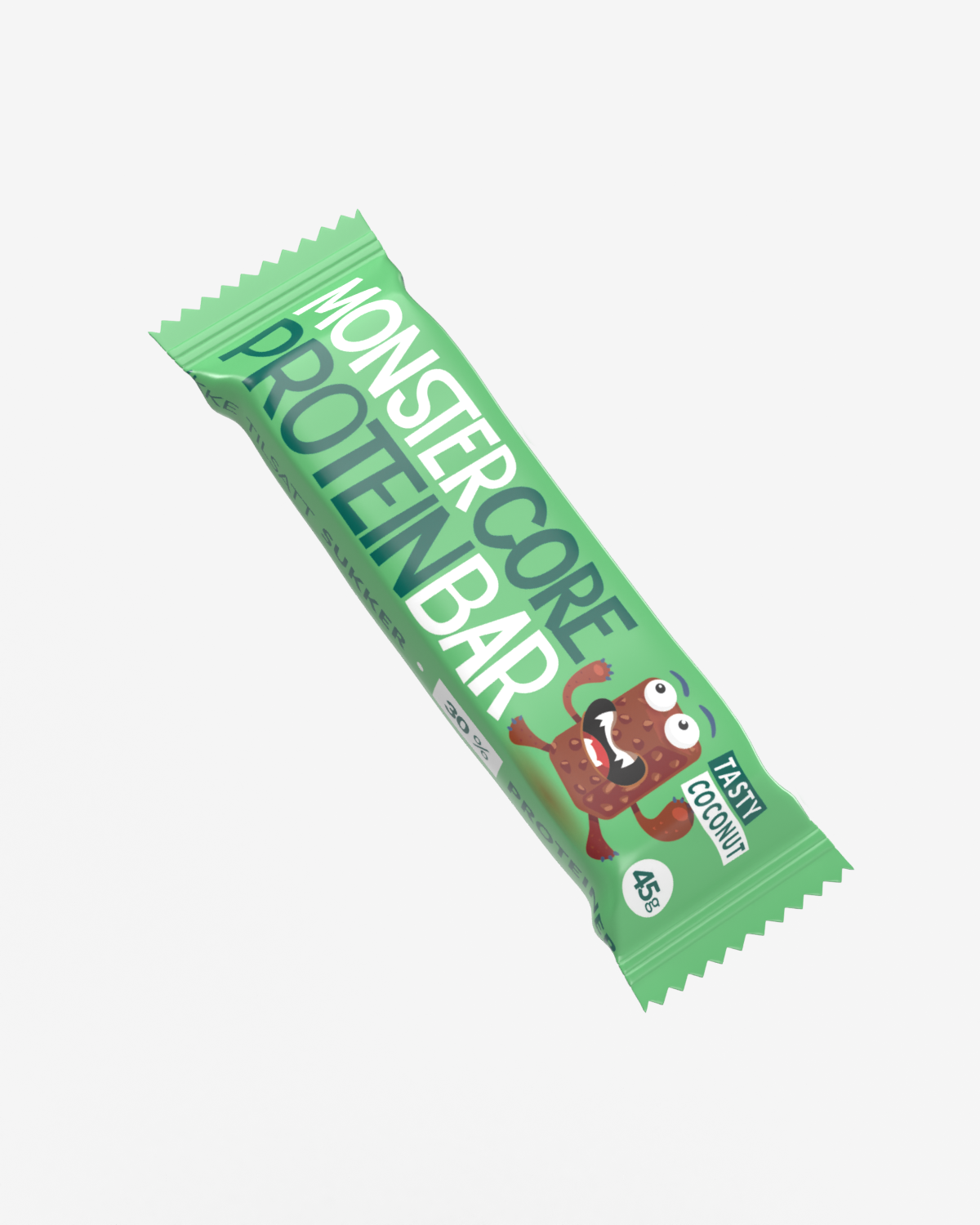 Monster Core Protein Bar SMAKSPAKKE! 9 SMAKER OG 18 BARER!