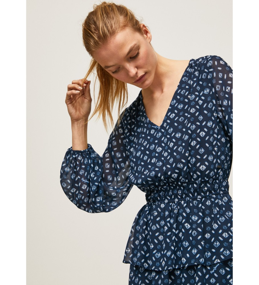 Vestido azul marinho Eyra da Pepe Jeans