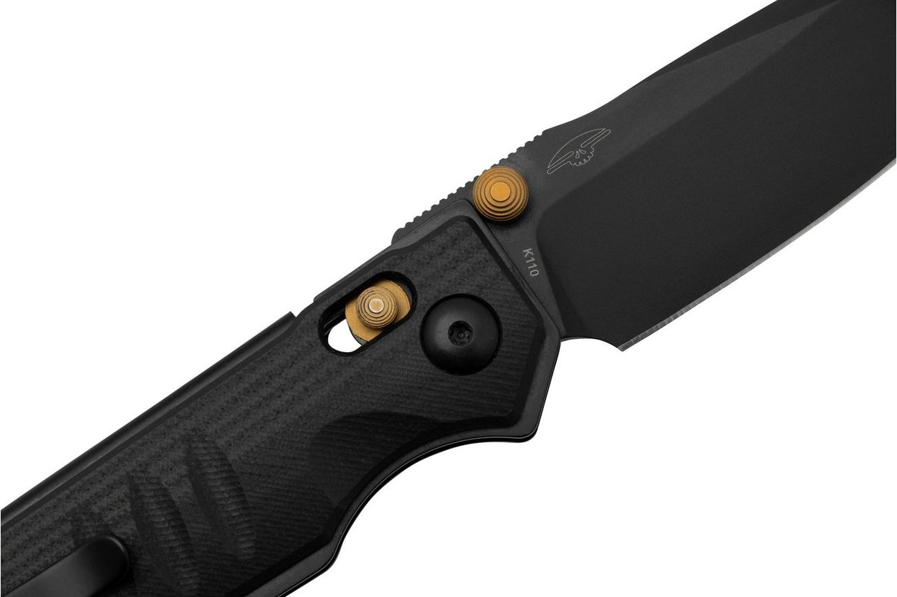 Real Steel Sacra, 7711BB Black G10, Blackwashed K110 zakmes